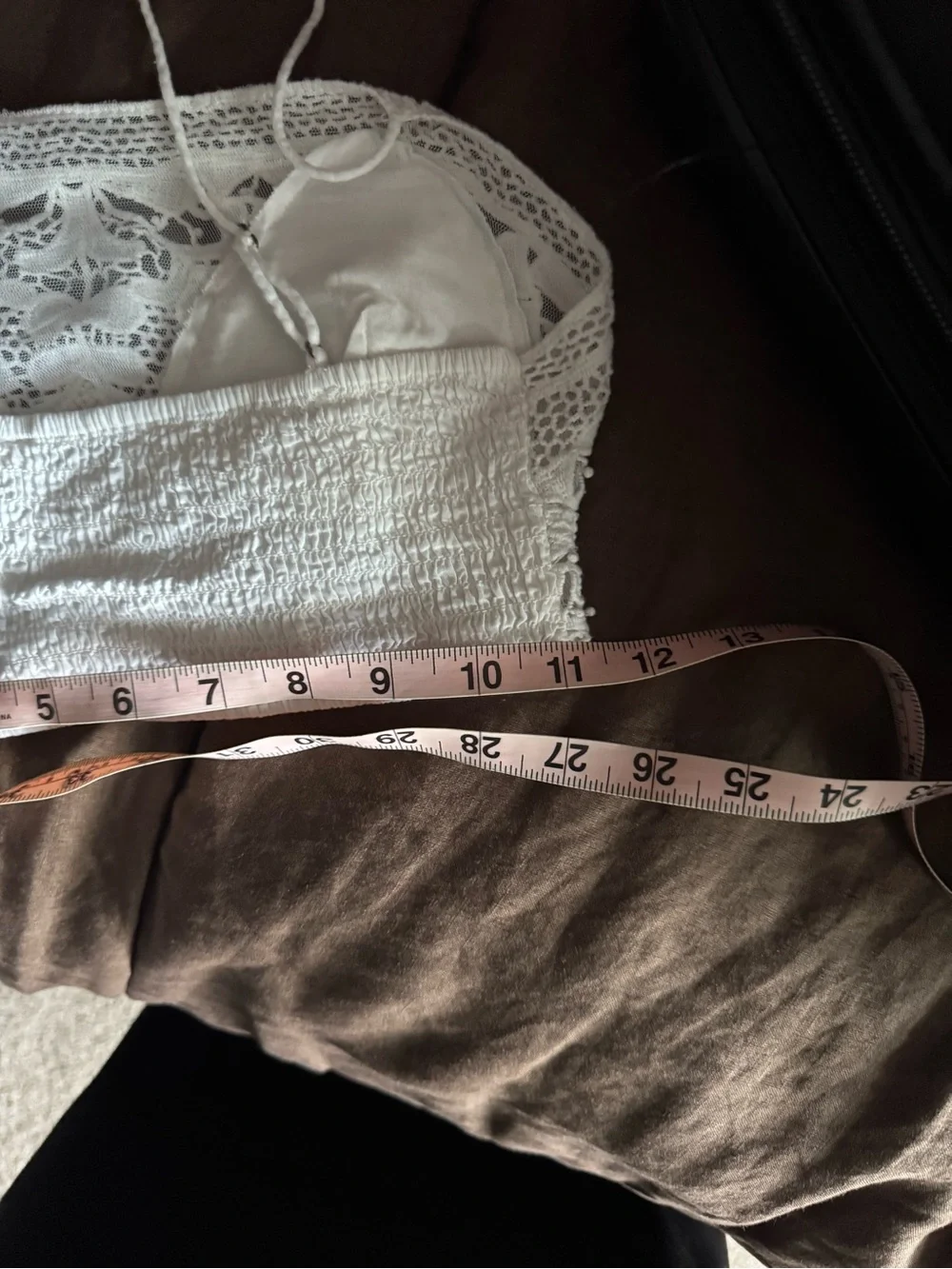 Free People Lyra Crochet Lace Bandeau - Cream